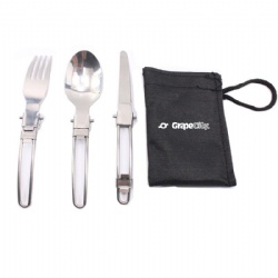 Portable Stainless Steel Folding Utensils