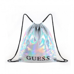 Metallic PU Drawstring Bag