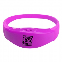 Silicone Flashing LED Bracelet