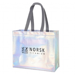 Holographic Non-woven Gift Tote Bag - 18